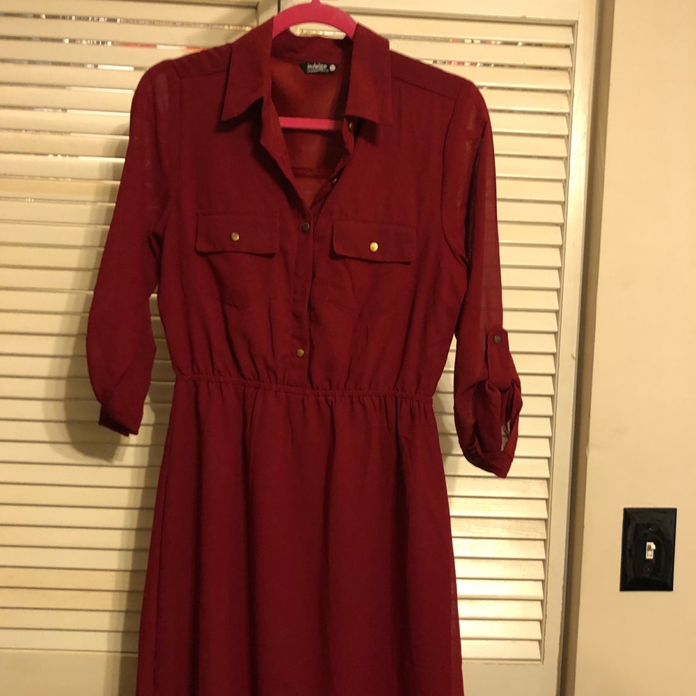 Red High Low Dress